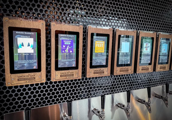 RFID Technology Fuses the Self-Pour Taproom Wall with Wood-Fired Pizza