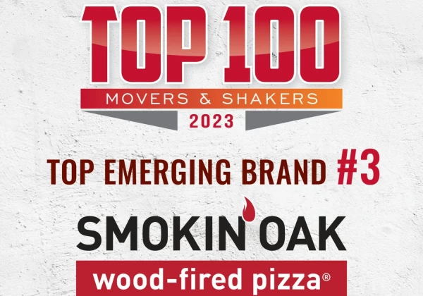 Smokin’ Oak Wood-Fired Pizza Ranks Third in Emerging Brand Category at 2023 Pizza Marketplace Awards